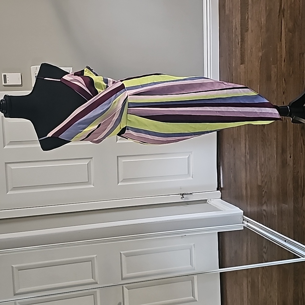 Asymmetrical multicolor dress